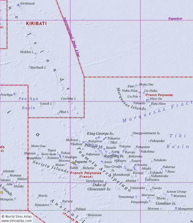 Political atlas map tile