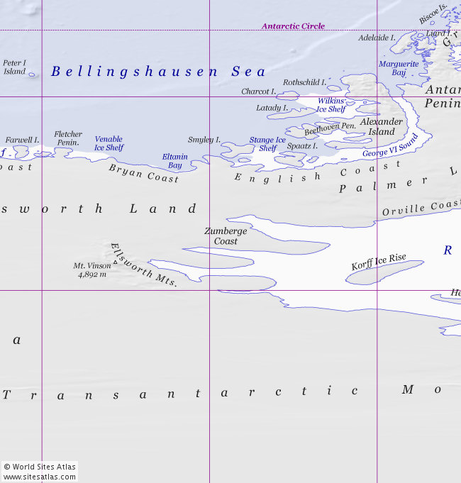 Political atlas map tile